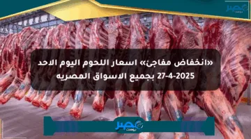 «انخفاض مفاجئ» أسعار اللحوم اليوم الأحد 27-4-2025 بجميع الأسواق المصرية